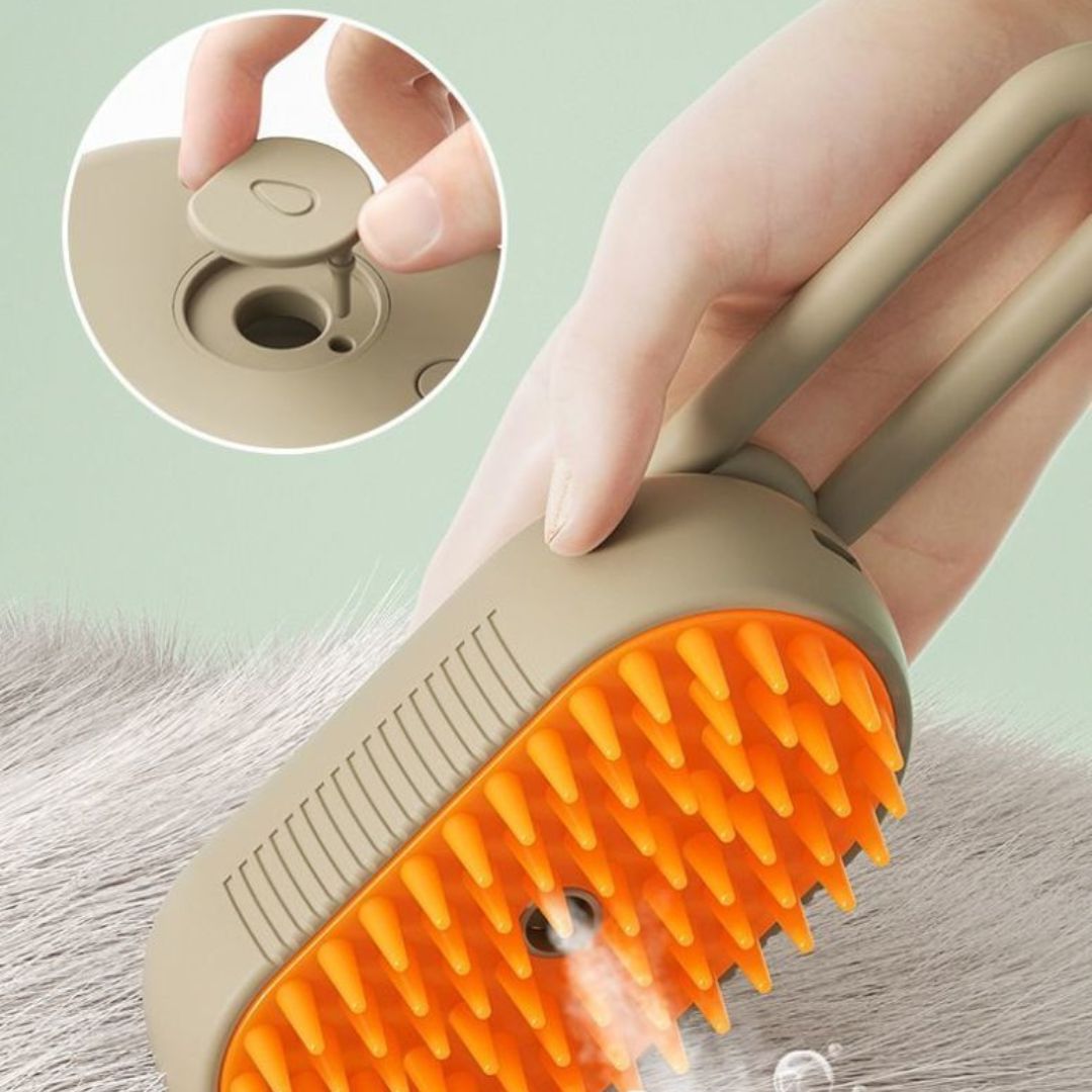 HydroPaw™ – Brosse vapeur avec humidification