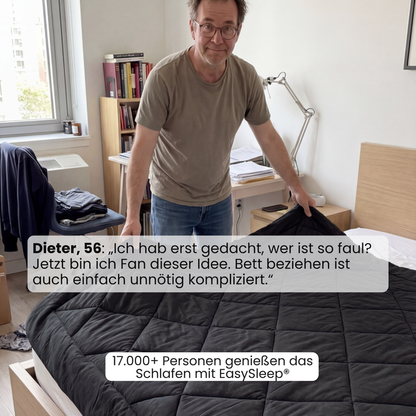 Couverture EasySleep® – La couette 2-en-1 à séchage rapide qui rend le linge de lit inutile.