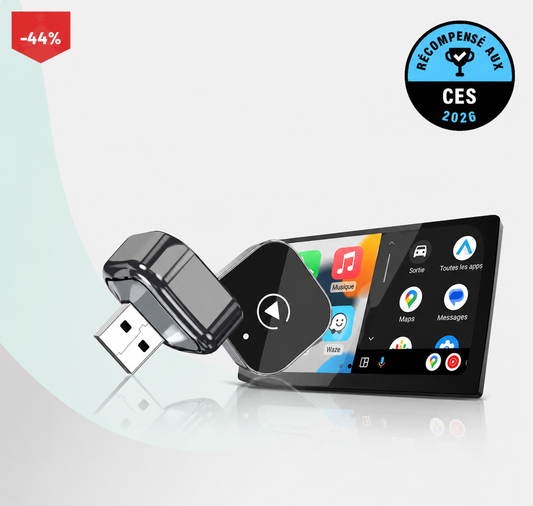 Adaptateur sans fil TurboChared® Mini Cube 3.0 pour CarPlay et Android Auto
