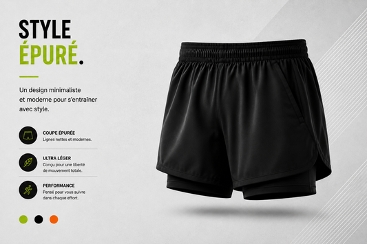 Short de Course 2 en 1