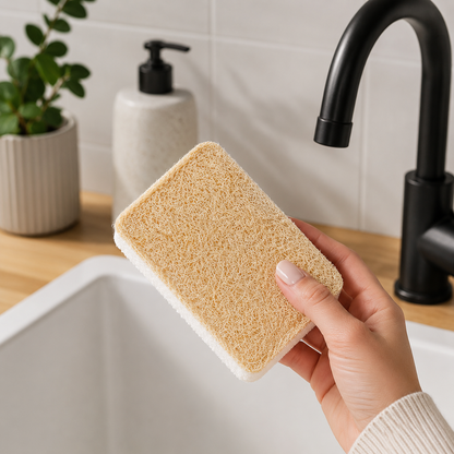 Éponges à récurer sans plastique