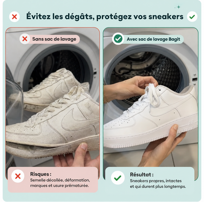 TurboChared - Sac de Lavage pour Chaussures
