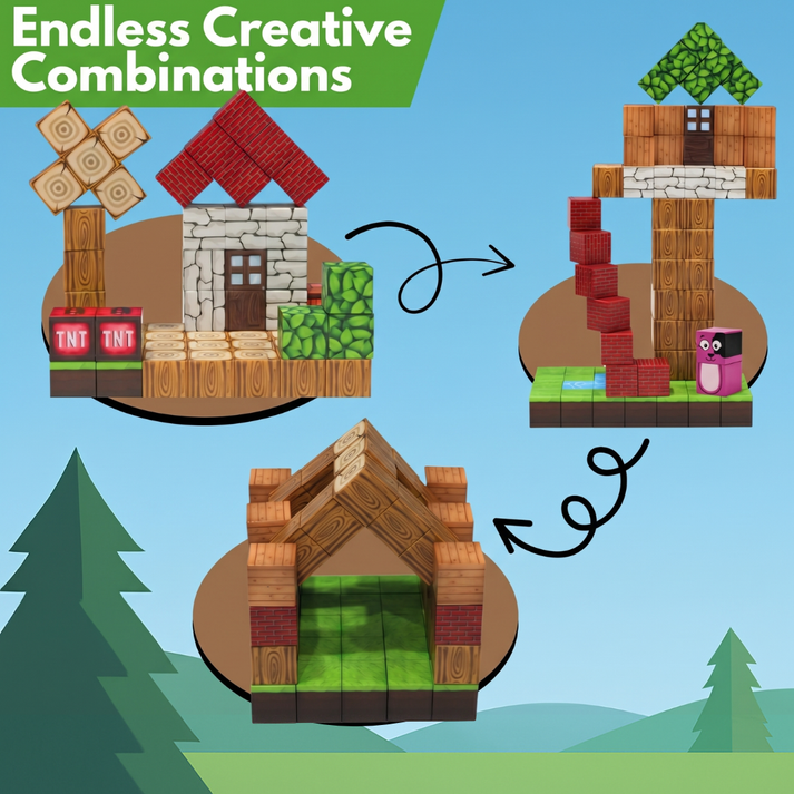 Aimants originaux Build-A-World