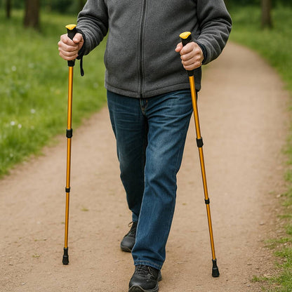 Cannes de marche pliables