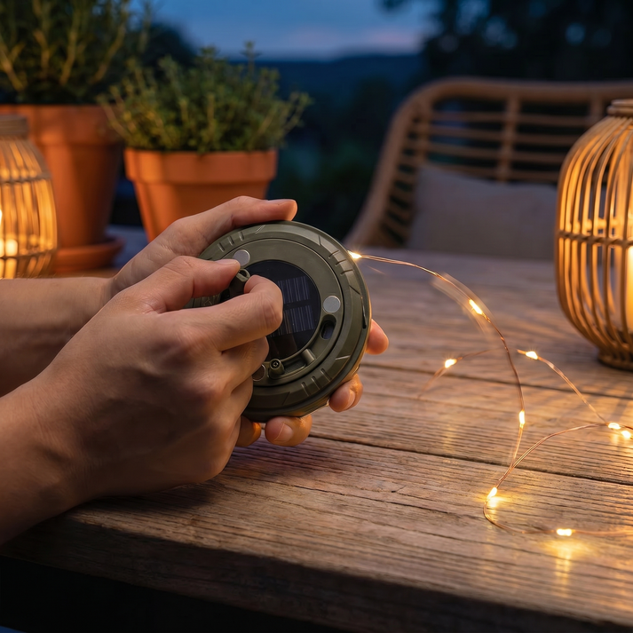 Guirlande lumineuse solaire